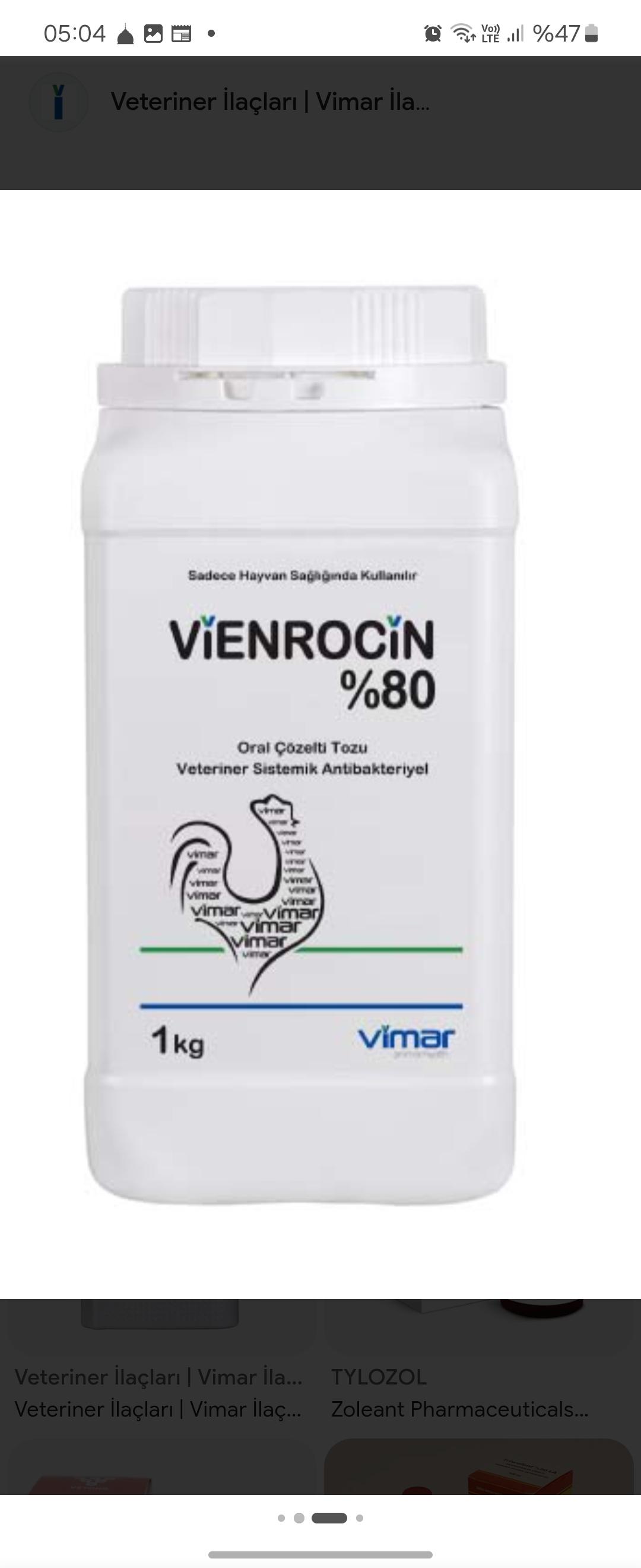 Enrofloksasin %10 Oral Çözelti